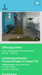 Mobile Screenshot of krankengymnastik-am-stern.de